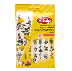 Topvet Švýc. bonb. VITALP 20 bylin s medem 75 g