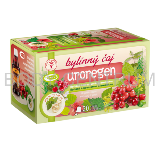 Topvet Uroregen bylinný čaj s brusinkou 20 sáčků
